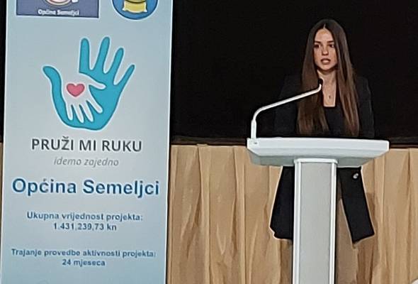 Semeljci: Završna konferencija projekta "Pruži mi ruku – idemo zajedno" - Vijesti - Elatus