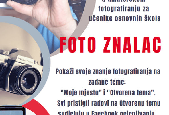 Natječaj "Foto znalac" za osnovnoškolce - Vijesti - Elatus