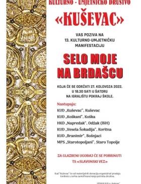KUD ,,Kuševac" organizira manifestaciju ,,Selo moje na brdašcu" - Lifestyle - Novi Radio, Đakovo