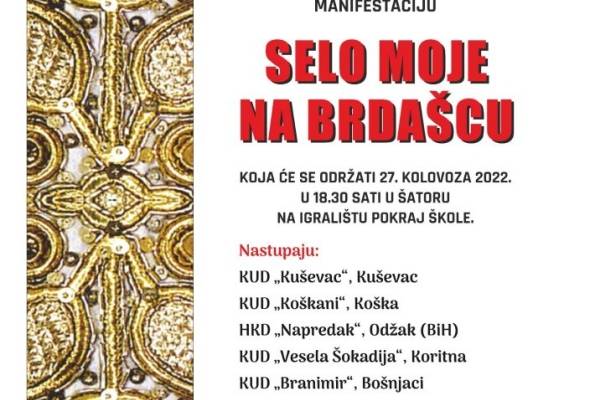 KUD ,,Kuševac" organizira manifestaciju ,,Selo moje na brdašcu" - Lifestyle - Novi Radio, Đakovo