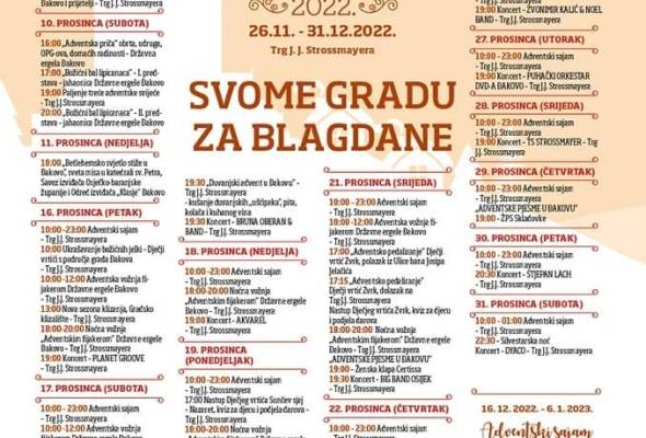 Produženo radno vrijeme ugostiteljskih objekata tijekom ,,Adventa u Đakovu'' - Culture - Elatus