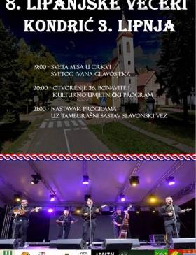 8. Smotra folklora "Lipanjske večeri'' u Kondriću - Culture - Elatus