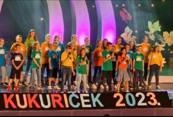 Dječji zbor Arija na 21. Dječjem međunarodnom festivalu "Kukuriček 2023." u Đurđevcu - Culture - Elatus