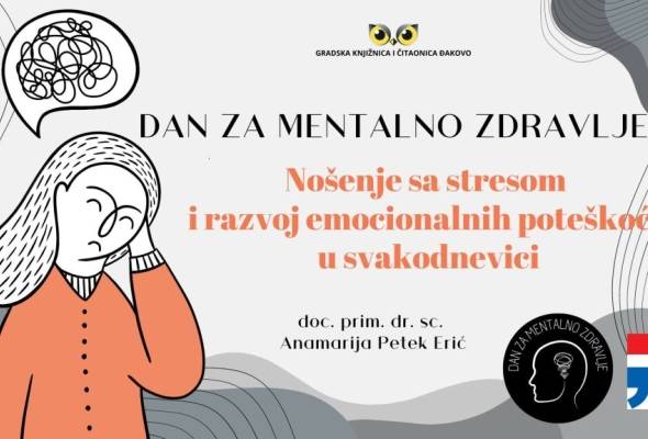 Novo predavanje o mentalnom zdravlju u GKČ Đakovo - Vijesti - Elatus