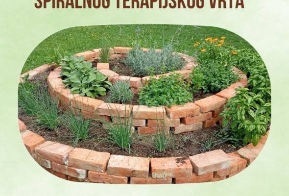 Terapijski spiralni vrt u Udruzi Amadea - Vijesti - Elatus