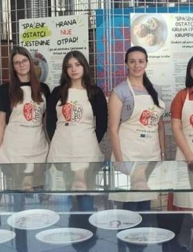 Strukovna škola na izložbi „Hrana nije otpad, i ja mogu utjecati!“ - Vijesti - Elatus