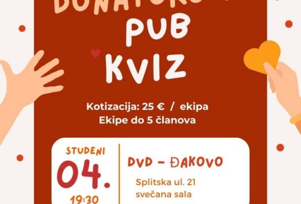 LC Buga Đakovo organizira humanitarni Pub kviz - Vijesti - Elatus