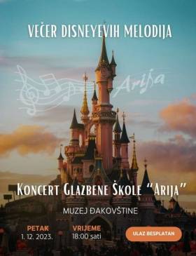 „Večer Disneyevih melodija" u Muzeju Đakovštine - Culture - Elatus