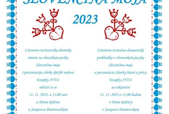 ,,Sloveščina moja" - Culture - Elatus