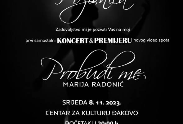 Prvi samostalni koncert Marije Radonić - Lifestyle - Novi Radio, Đakovo