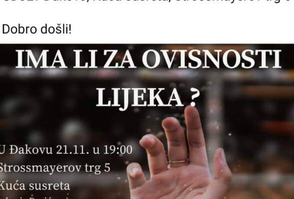 Tribina "Ima li za ovisnosti lijeka?" - Culture - Elatus