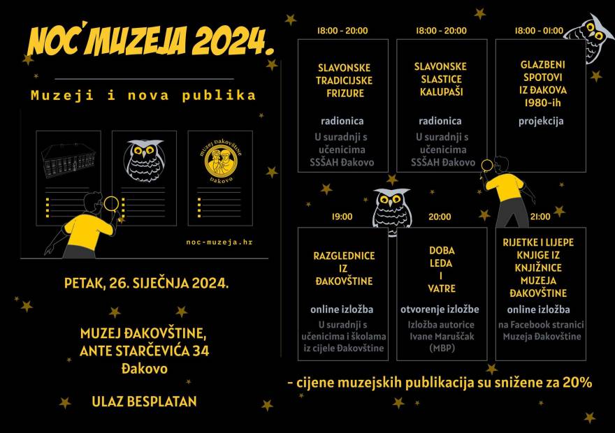 Muzej Đakovštine organizira 19. Noć muzeja - Novi Radio, Đakovo