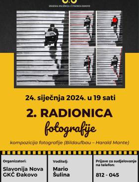Druga radionica o fotografiji u Gradskoj knjižnici i čitaonici Đakovo - Culture - Elatus