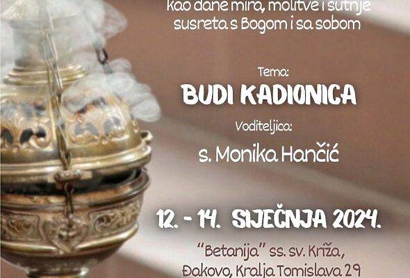 Duhovne vježbe za žene "Budi kadionica" - Culture - Elatus
