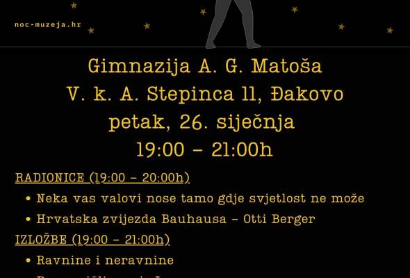 Noć muzeja i u Gimnaziji Antuna Gustava Matoša Đakovo - Culture - Elatus