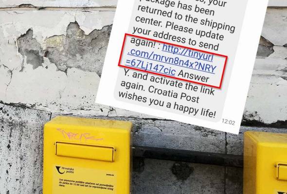 Hrvatska pošta i lažne SMS poruke - Vijesti - Elatus
