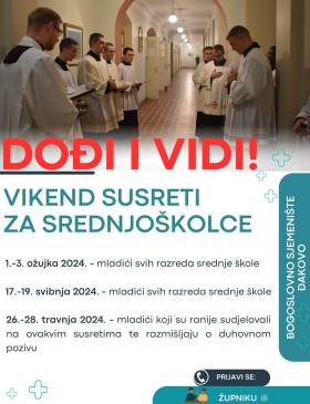 Vikend susreti za srednjoškolce u Bogoslovnom sjemeništu - Culture - Elatus