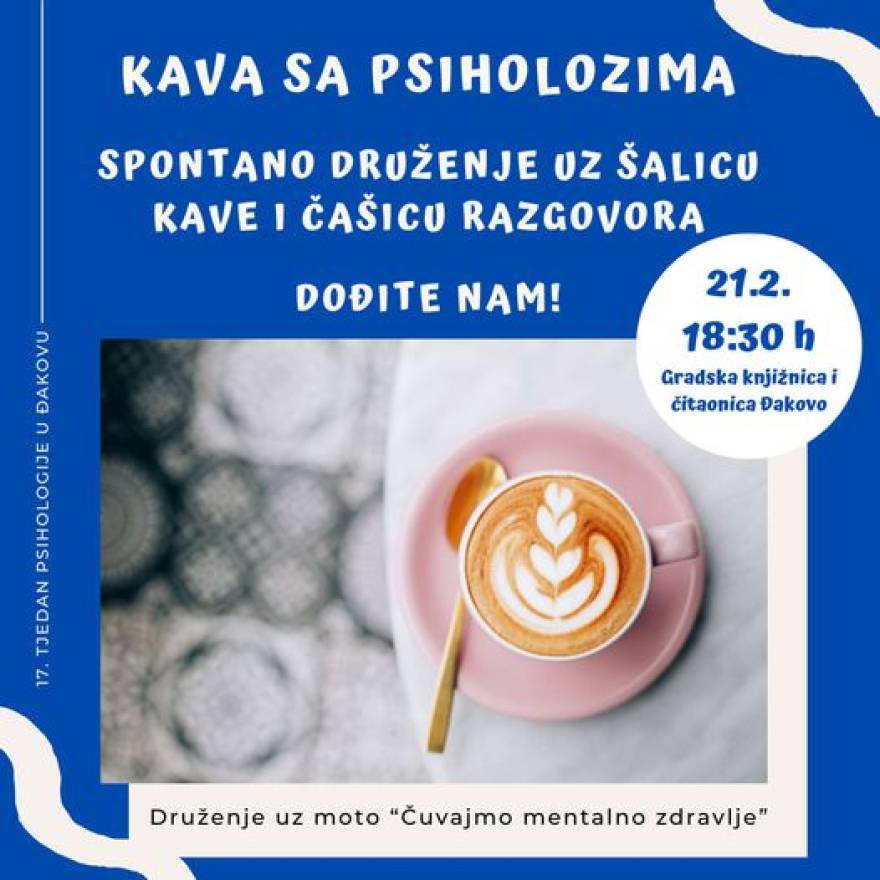 Danas popijte kavu s psiholozima - Novi Radio, Đakovo