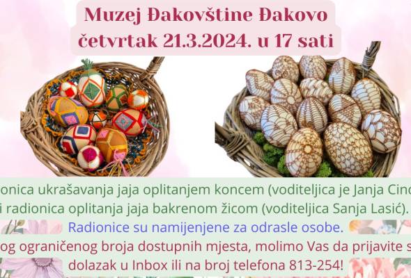 Radionice ukrašavanja jaja - Lifestyle - Novi Radio, Đakovo