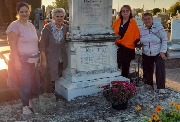 Članice ženske inicijative HNS-a Đakovo uređuju grobove počasnih Đakovčana - Culture - Elatus