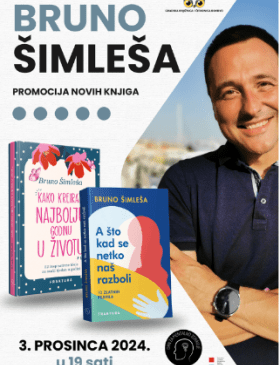 Bruno Šimleša u Gradskoj knjižnici i čitaonici Đakovo - Culture - Elatus