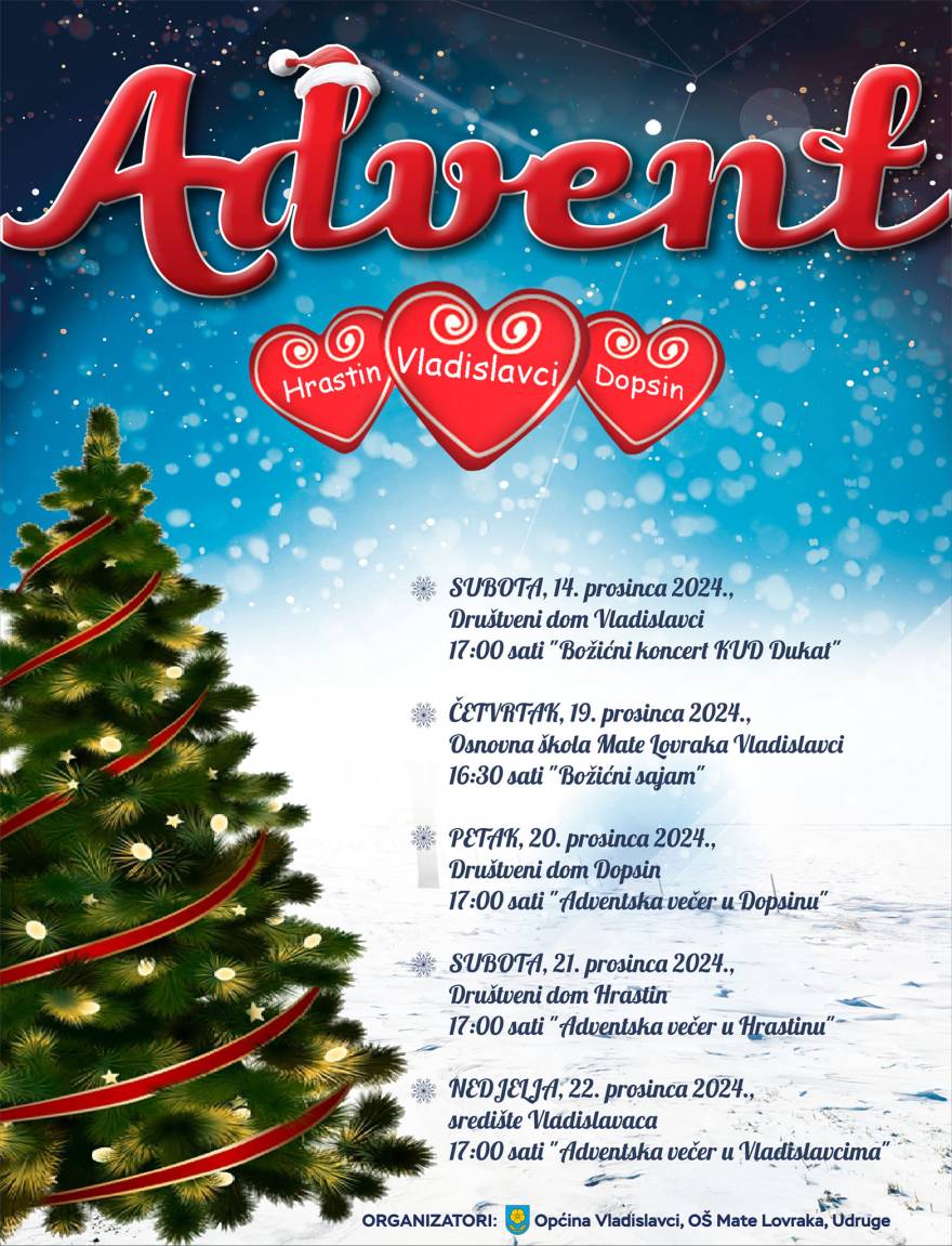 Advent u Općini Vladislavci - Novi Radio, Đakovo