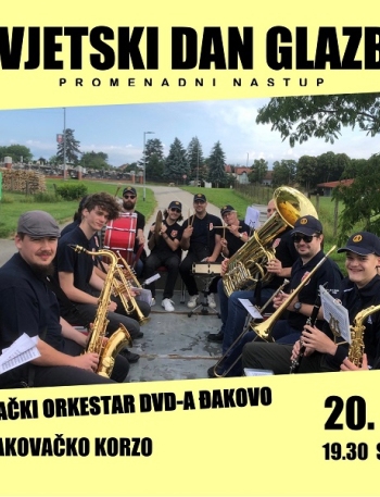 Promenadni nastup Puhačkog orkestra DVD-a Đakovo - Culture - Elatus