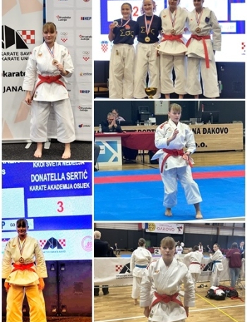Donatella uspješna na Prvenstvu Hrvatske u karateu - Sport - Novi Radio, Đakovo