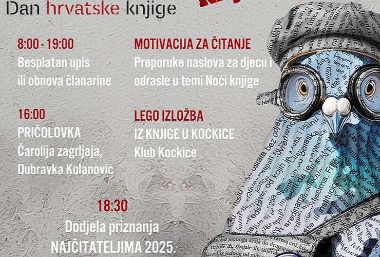 Noć knjige u Gradskoj knjižnici i čitaonici - Kultura - Novi Radio, Đakovo