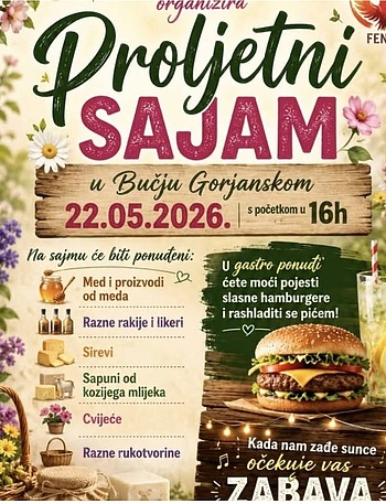 Proljetni sajam u Bučju Gorjanskom - Vijesti - Novi Radio, Đakovo