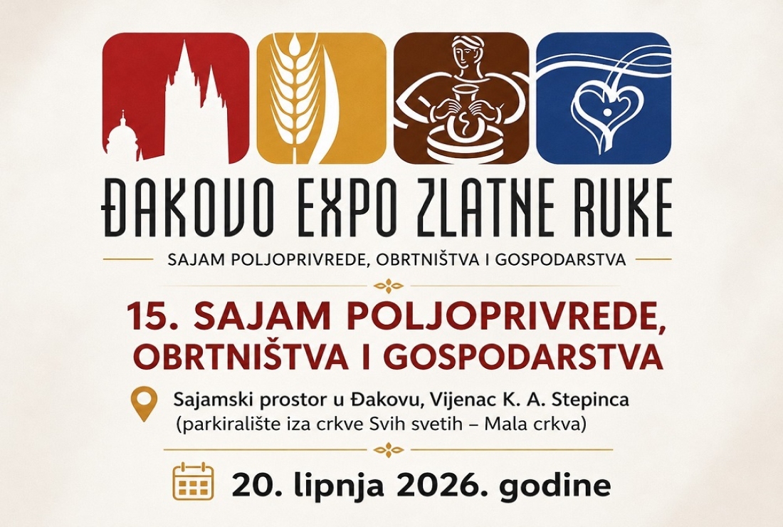 Poziv izlagačima: 15. Đakovo Expo Zlatne ruke - Novi Radio, Đakovo