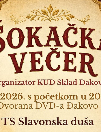 KUD "Sklad" organizira Šokačku večer - Vijesti - Novi Radio, Đakovo