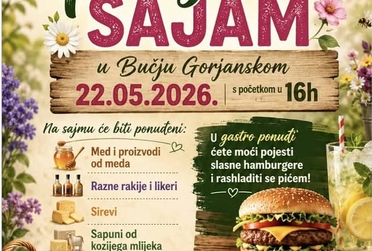 Proljetni sajam u Bučju Gorjanskom - Vijesti - Novi Radio, Đakovo