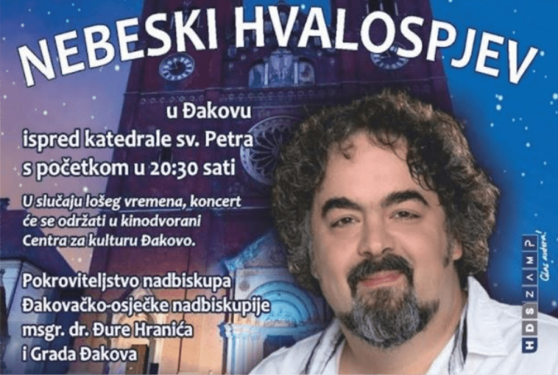 Humanitarni koncert “Nebeski hvalospjev” - Novi Radio, Đakovo