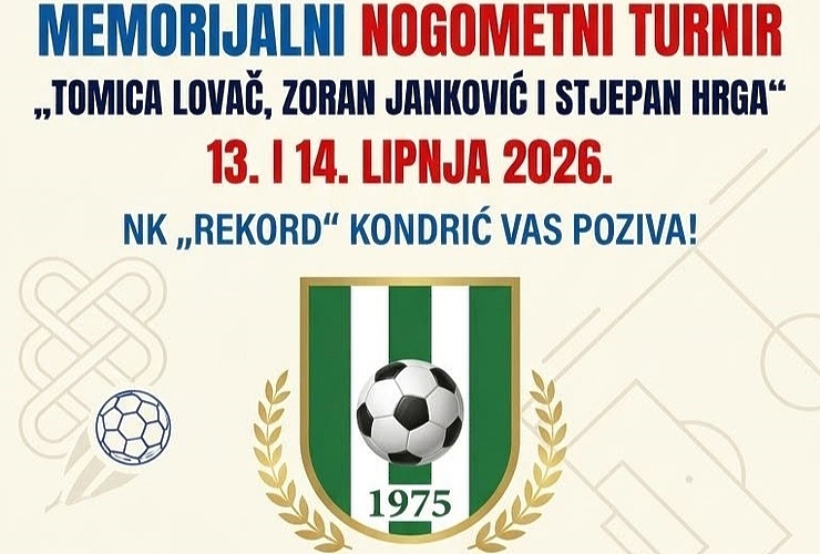Kondrić: Memorijalni nogometni turnir „Tomica Lovač, Zoran Janković i Stjepan Hrga“ - Sport - Novi Radio, Đakovo