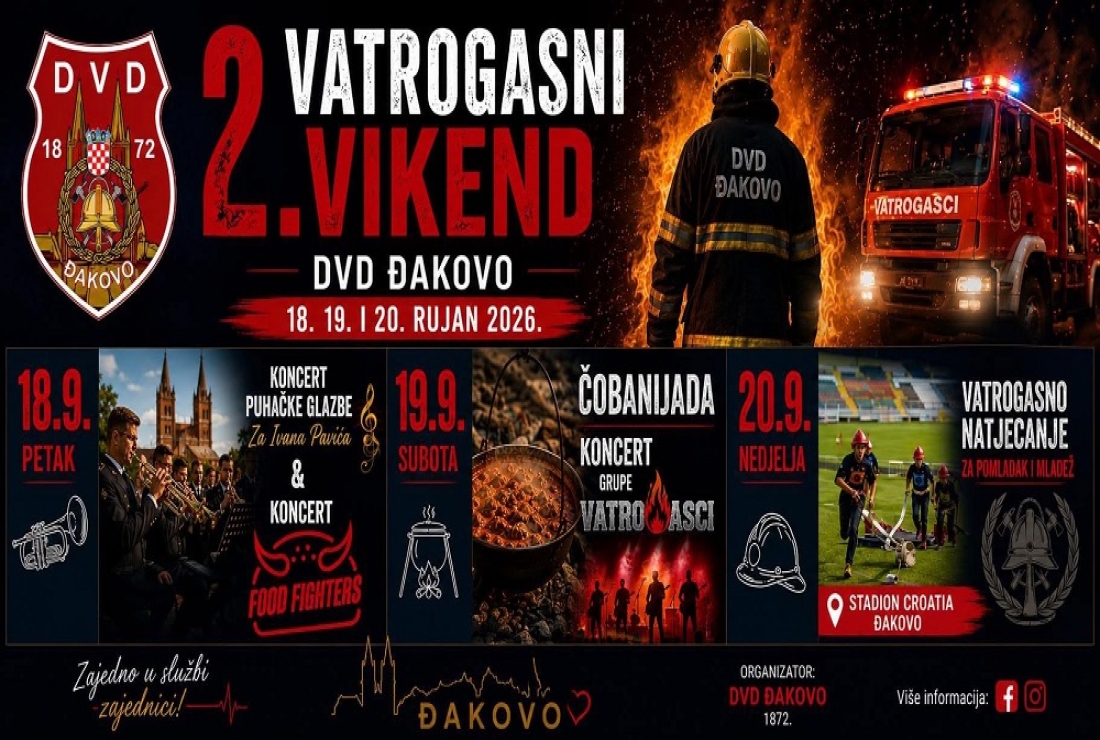 DVD Đakovo organizira 2. Vatrogasni vikend - Novi Radio, Đakovo