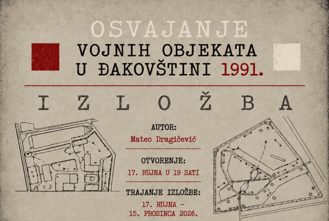 Izložba „Osvajanje vojnih objekata u Đakovštini 1991.“ - Novi Radio, Đakovo